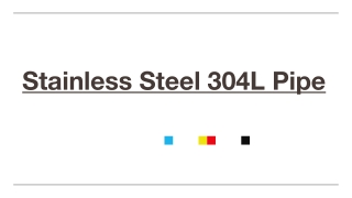 Stainless Steel 304L Pipe