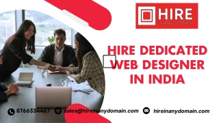 Hire Dedicated Web Designer in India