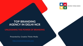 Top Branding Agency in Delhi NCR - Creative Thinks Media