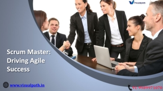 Scrum Master Training Scrum Master Online Training