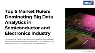 Top 5 market rulers that dominate the Big Data Analytics in Semiconductor and Electronics Industry