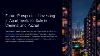 Flats for Sale in Redhills