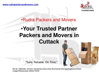 Packers and Movers in Cuttack