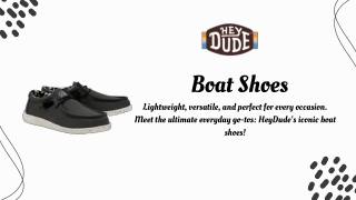 Buy Boat Shoes Online at HEYDUDE
