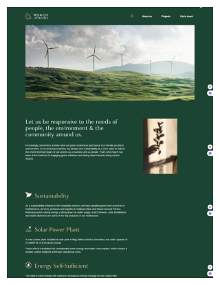 Roachlifescapes sustainability