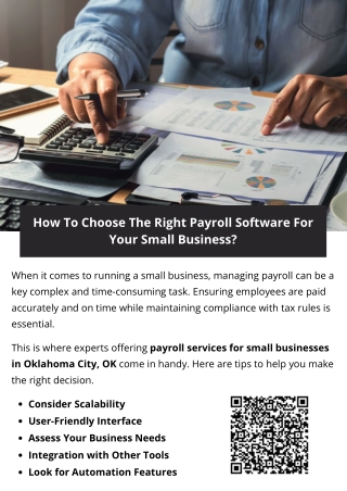 How To Choose The Right Payroll Software For Your Small Business?