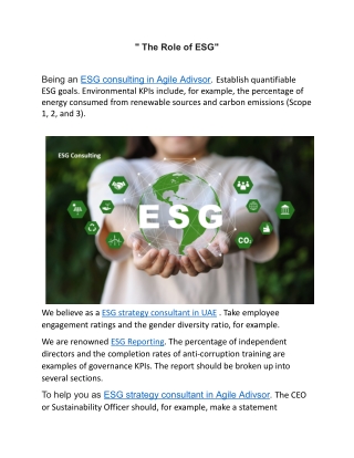 The Role of ESG.docx