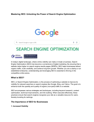 Mastering SEO_ Unlocking the Power of Search Engine Optimization (1)