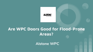 Are WPC Doors Good for Flood-Prone Areas