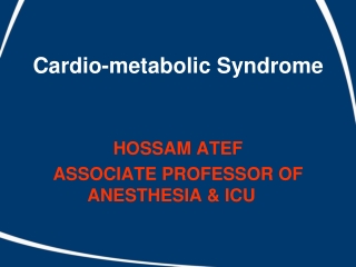 CARDIOMETABOLIC SYNDROME