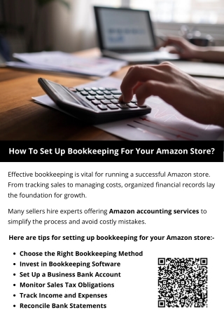 How To Set Up Bookkeeping For Your Amazon Store?