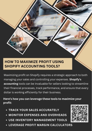 How To Maximize Profit Using Shopify Accounting Tools?