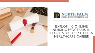 Embarking on an online nursing program in Florida can be a transformative step towards a fulﬁlling healthcare career. Wi