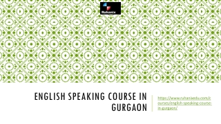 English Speaking Course in Gurgaon