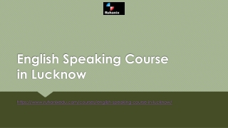 English Speaking Course in Lucknow