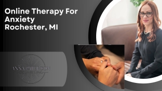 Online Therapy For Anxiety Rochester, MI