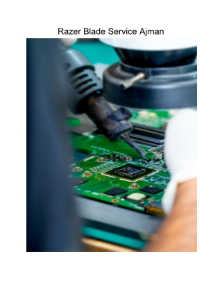 Razer Blade Service Ajman