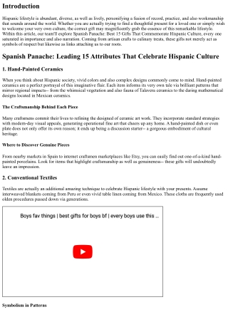 Spanish Panache: Best 15 Attributes That Celebrate Hispanic Society