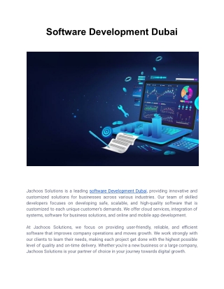 Software Development Dubai