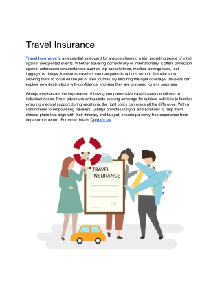 Travel Insurance