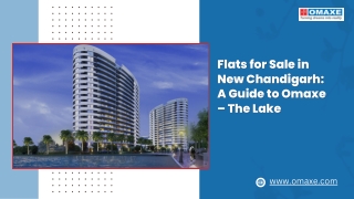 Flats for Sale in New Chandigarh  A Guide to Omaxe – The Lake