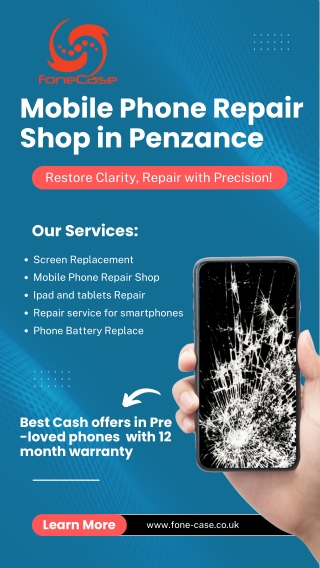 Expert Mobile Phone and Screen Repair Services in Penzance