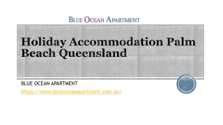 Holiday Accommodation Palm Beach Queensland