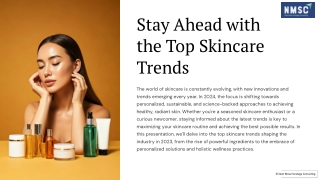 Stay Ahead with the Top Skincare Trends