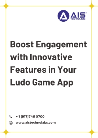 Boost Engagement with Innovative Features in Your Ludo Game App