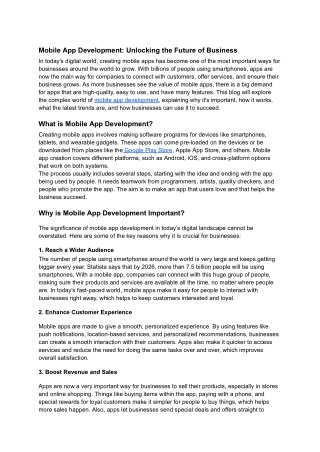 Mobile App Development_ Unlocking the Future of Business-website blog for pansofic solutions (2)