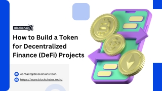 How to Build a Token for Decentralized Finance (DeFi) Projects