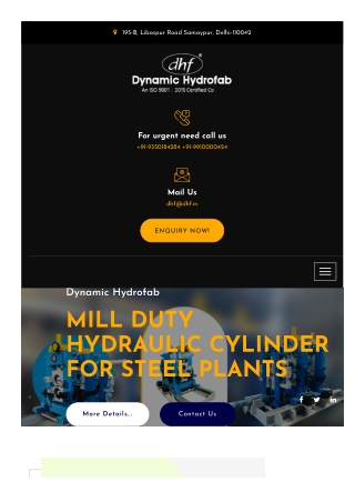 Advantages of Using High-Quality Hydraulic Cylinders | DHF