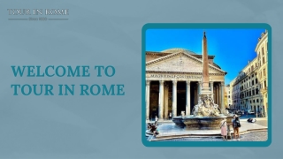 Group Tours of Rome