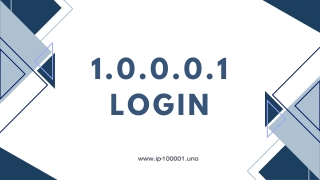 Accessing 1.0.0.0.1 Login: Your Guide to Router Management