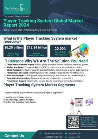 Player Tracking System Global Market Report 2024