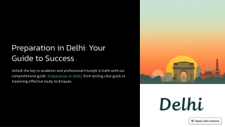 Excel in Exams with the Best Preparation in Delhi