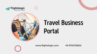 Travel Business Portal | Travel Portal Software