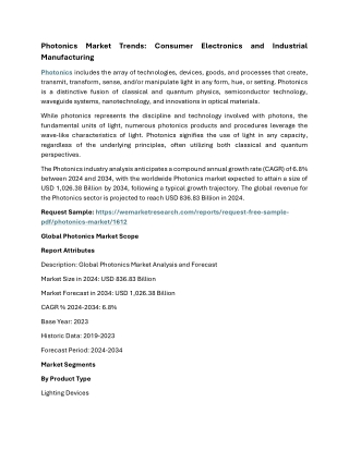 Photonics Market