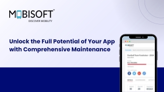 Comprehensive Mobile App Maintenance and Support Services