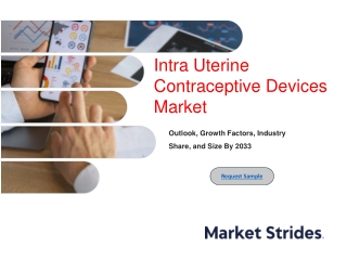 Intra Uterine Contraceptive Devices Market Size, Share, and Forecast to 2033