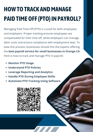 How To Track And Manage Paid Time Off (PTO) In Payroll?