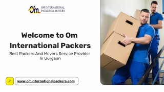 Best Packers and Movers Service Provider in Gurgaon