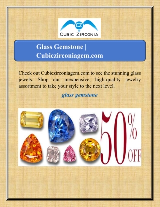 glass gemstone