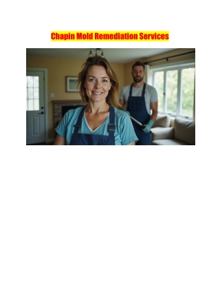 Chapin Mold Remediation Services