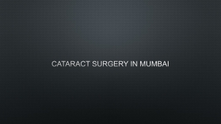 Best Cataract Surgery in Mumbai