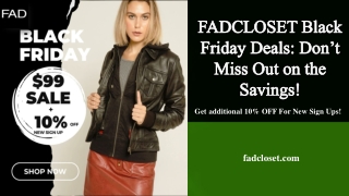 FADCLOSET Black Friday Deals Don’t Miss Out on the Savings!