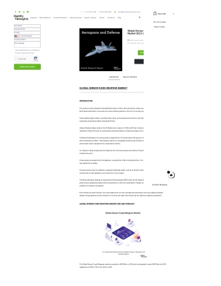 Global Sensor Fuzed Weapons Market