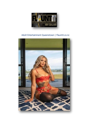 Adult Entertainment Queenstown | Flauntit.co.nz