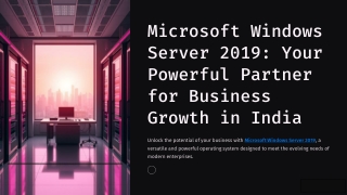 Microsoft Windows Server 2019 License Provider, Dealer, Distributor, Supplier.