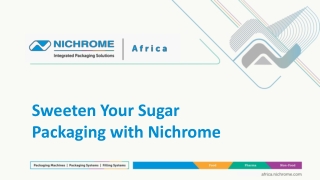 Food Bag Sealing Machines by Nichrome Africa Solutions